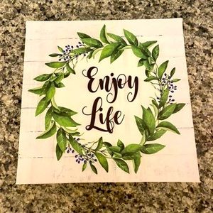 “Enjoy Life” Wall Decor